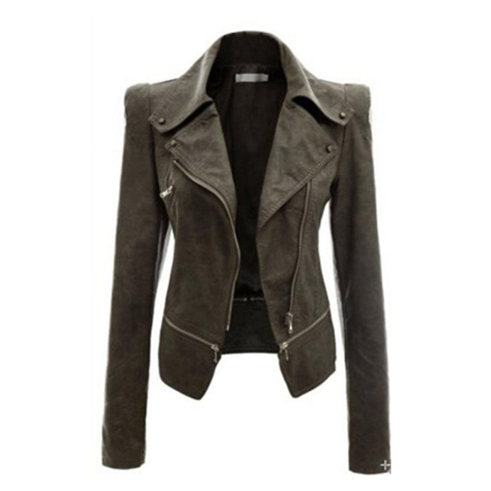 Women's urban gothic motorcycle jacket