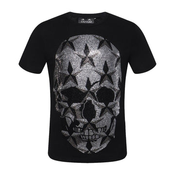 Men's hip hop skull shirt