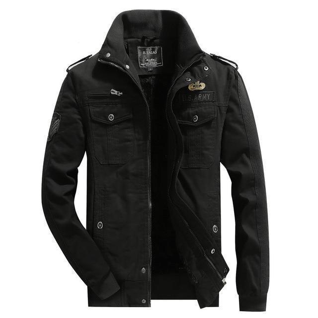 Men's army coat military jacket