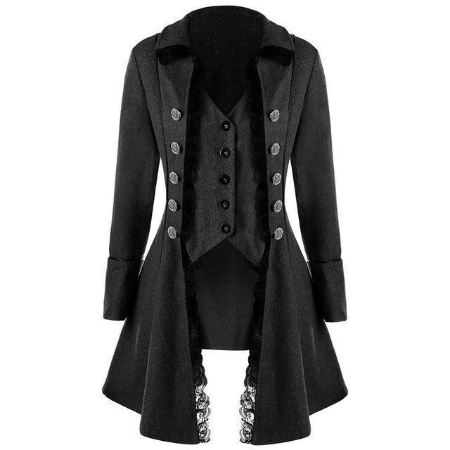 Elegant Gothic Victorian tailored coat