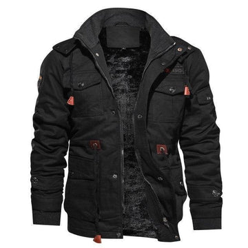 Men's hooded casual jacket