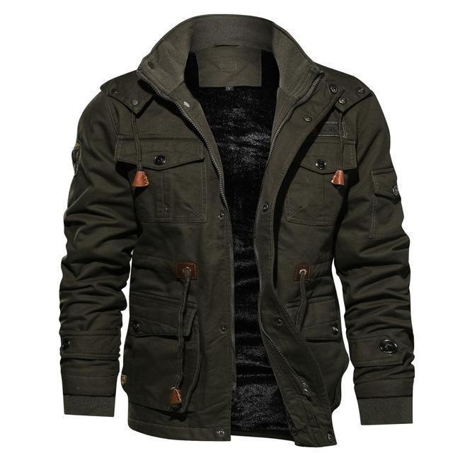 Men's hooded casual jacket